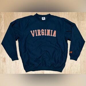 University of Virginia UVA Cavaliers Russell Athletic Windbreaker Pullover XL